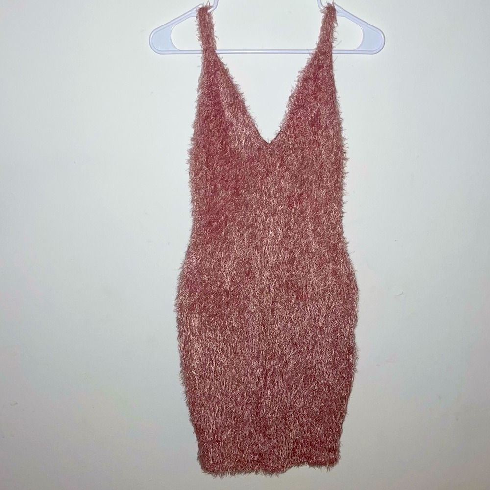 Fashion Nova Fluffy Dress 💗